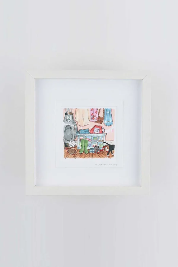 A Perfect Chaos Small Framed Art Print