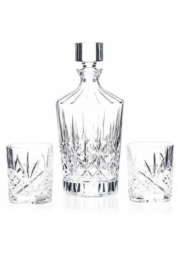 Adare 3Pce Whiskey Decanter Set