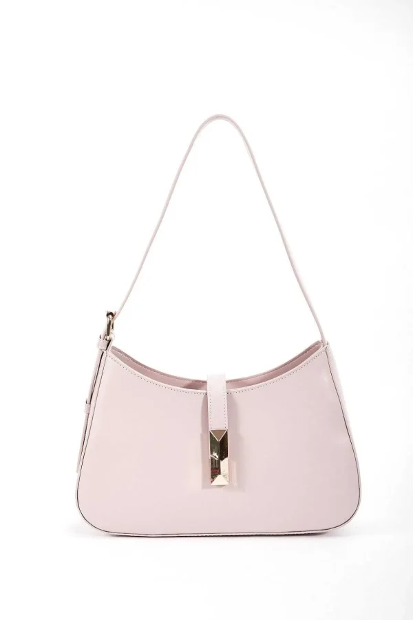 Adjustable Strap Shoulder Bag In Pink