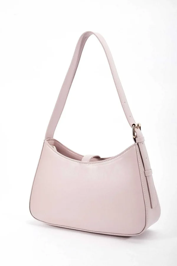 Adjustable Strap Shoulder Bag In Pink