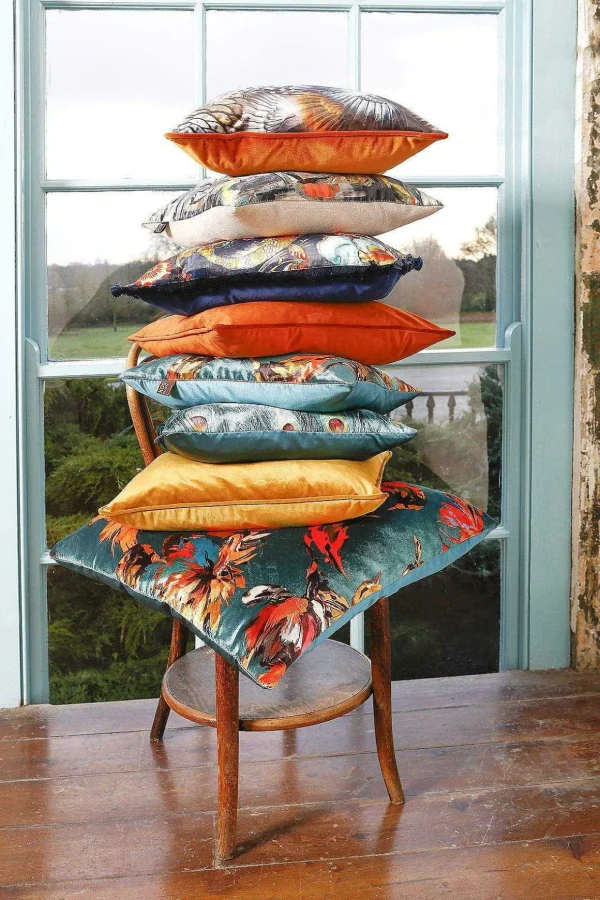 Adriana 58X58Cm Cushion In Teal