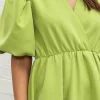 Aimee Green Mini Dress