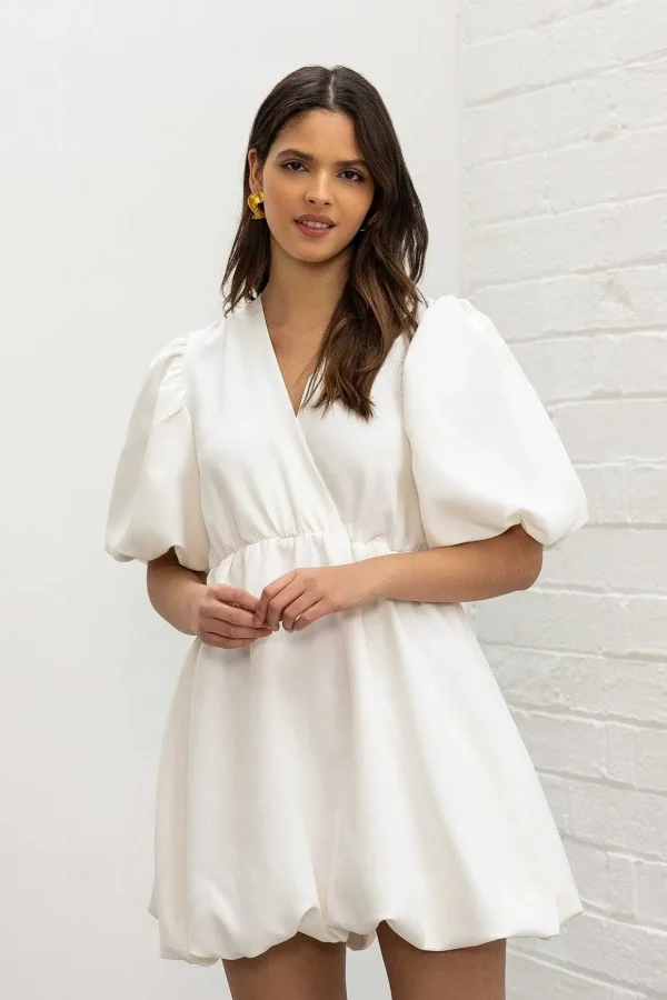 Aimee Short White Dress