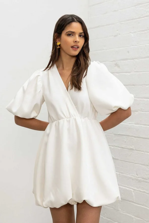 Aimee Short White Dress
