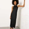 Alexis Midi Dress In Black