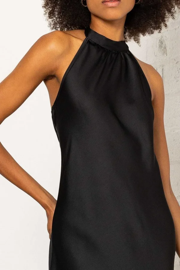 Alexis Midi Dress In Black