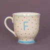 Alphabet Mug Dot F