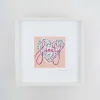 Always & Ever Large Framed Art Print