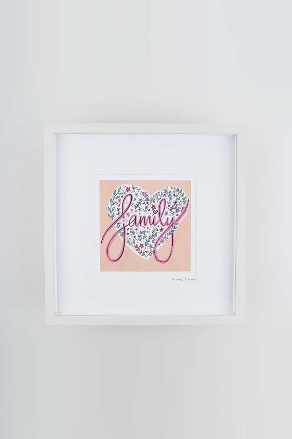 Always & Ever Large Framed Art Print