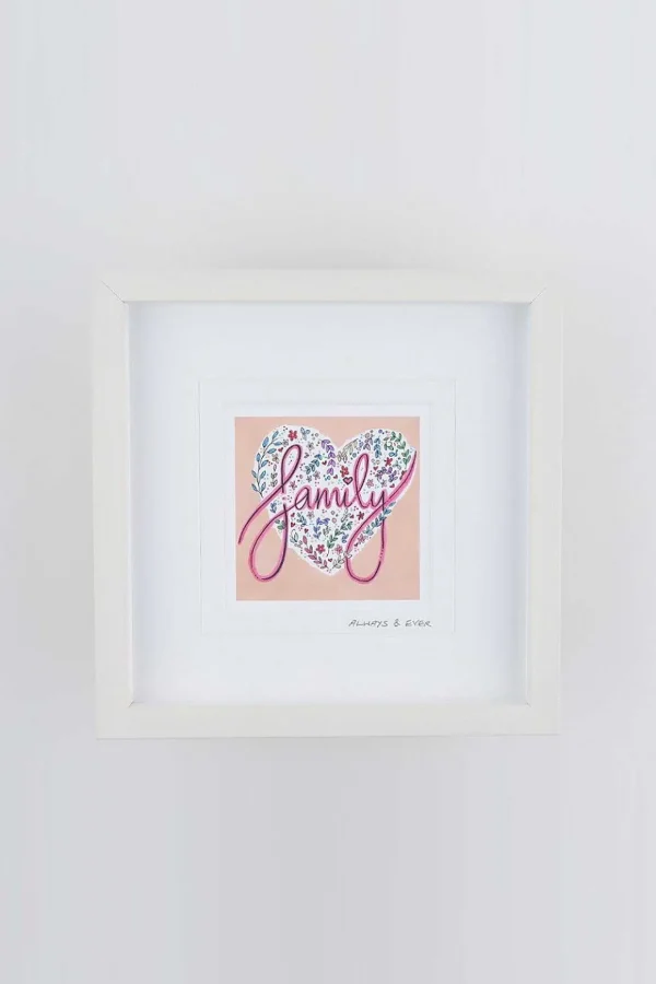 Always & Ever Small Framed Art Print
