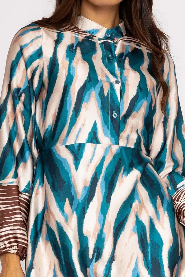 Amanda Midi Dress In Teal