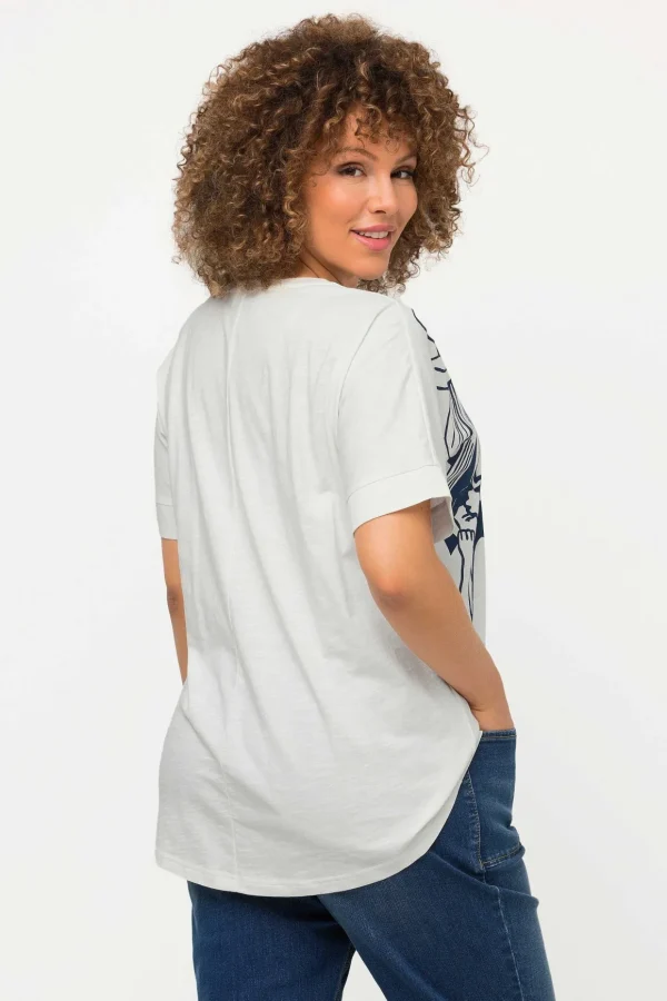 Anchor Print Top In Off White