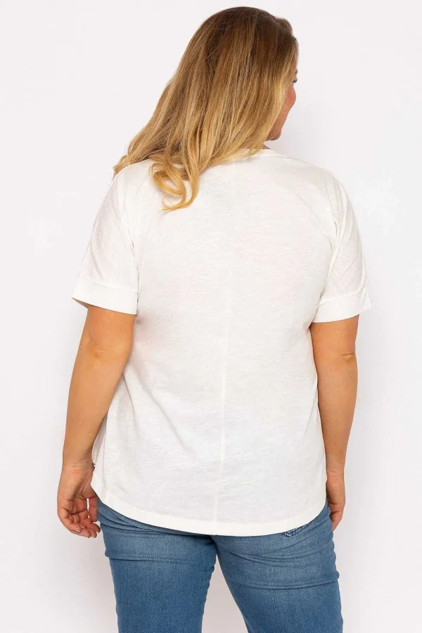 Anchor Print Top In Off White