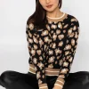 Animal Knit In Black
