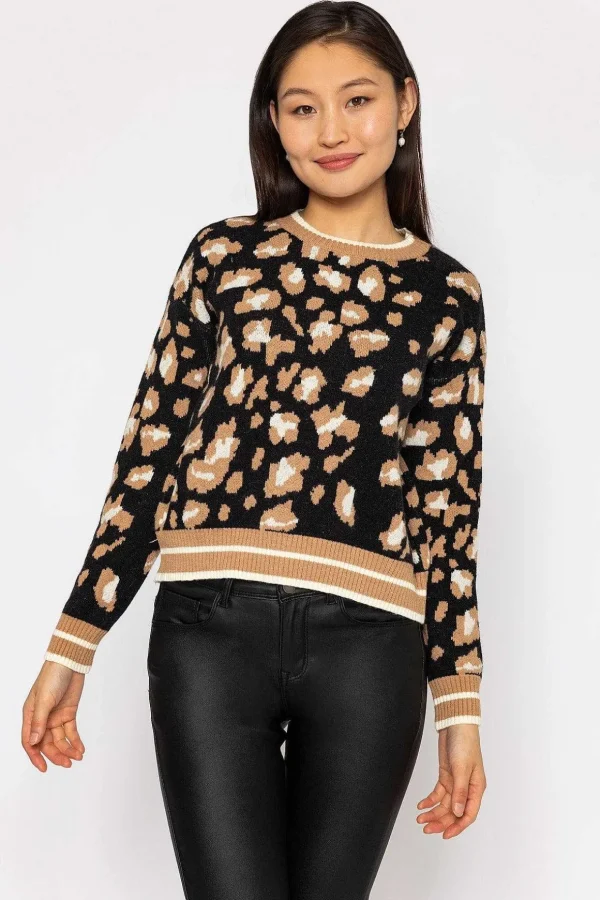 Animal Knit In Black
