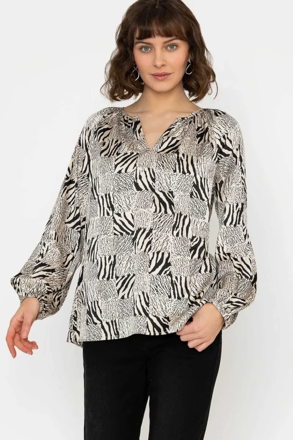 Animal Print Blouse