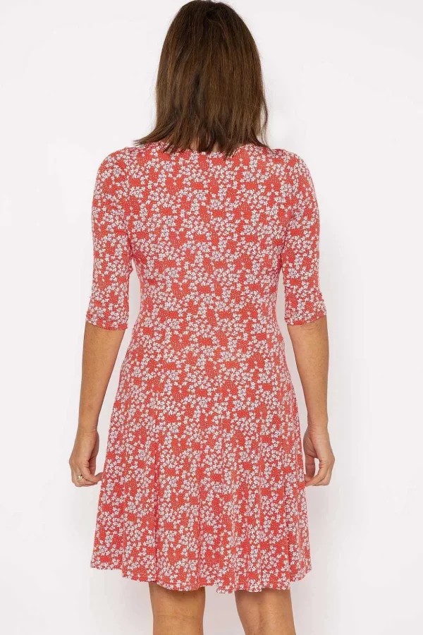 Aoife Red Print Dress