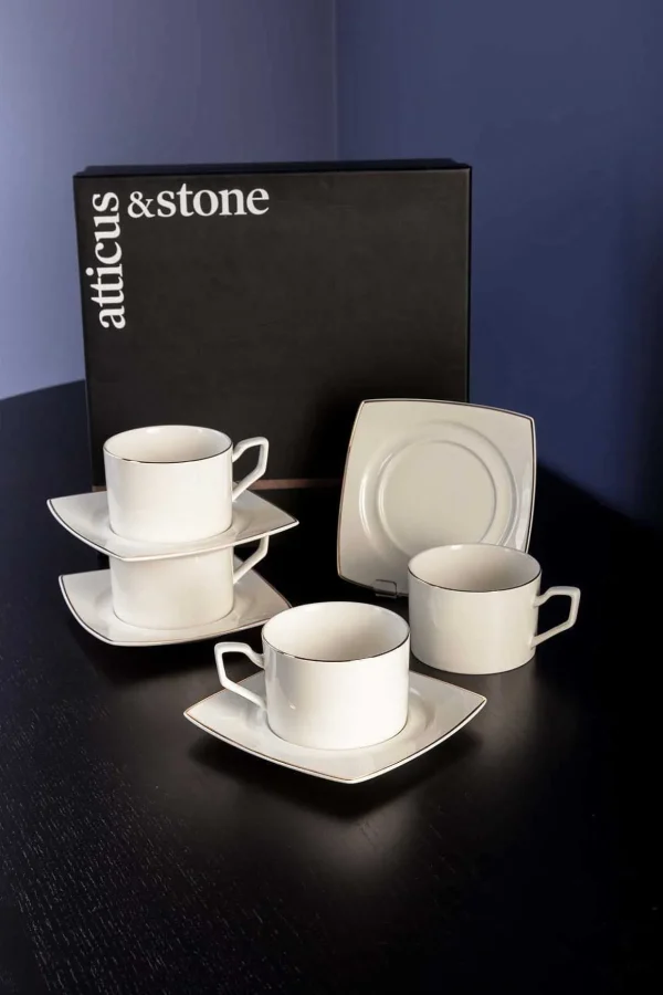 Apollo Cup And Saucer Set Of 4