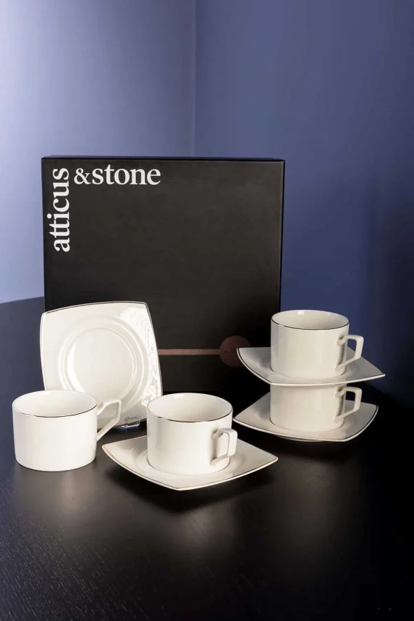 Apollo Cup And Saucer Set Of 4