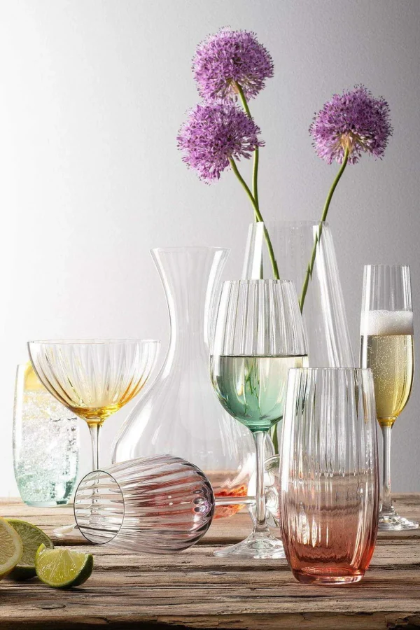 Aqua Erne Flute Set Of 2