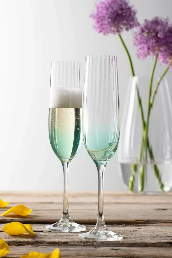 Aqua Erne Flute Set Of 2