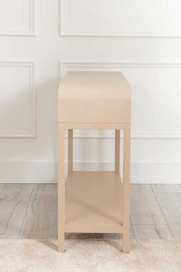 Arlo White Wood Console Table