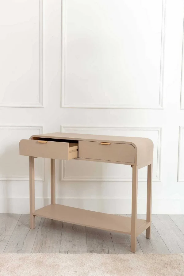Arlo White Wood Console Table
