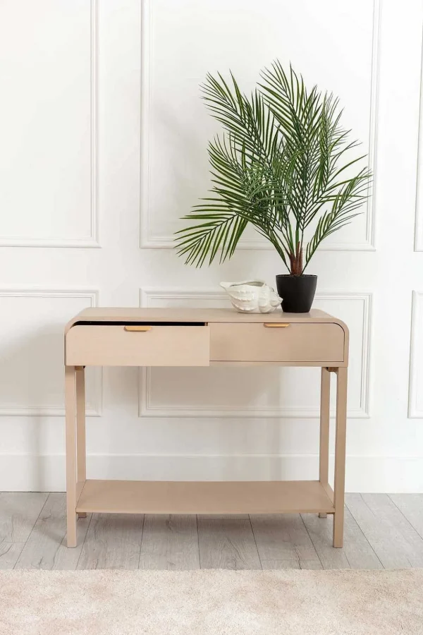Arlo White Wood Console Table