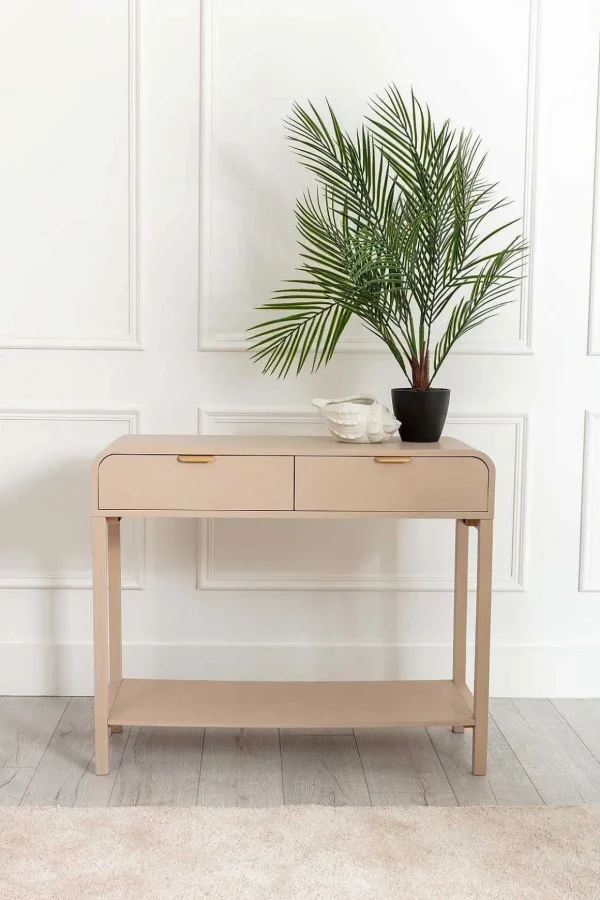 Arlo White Wood Console Table