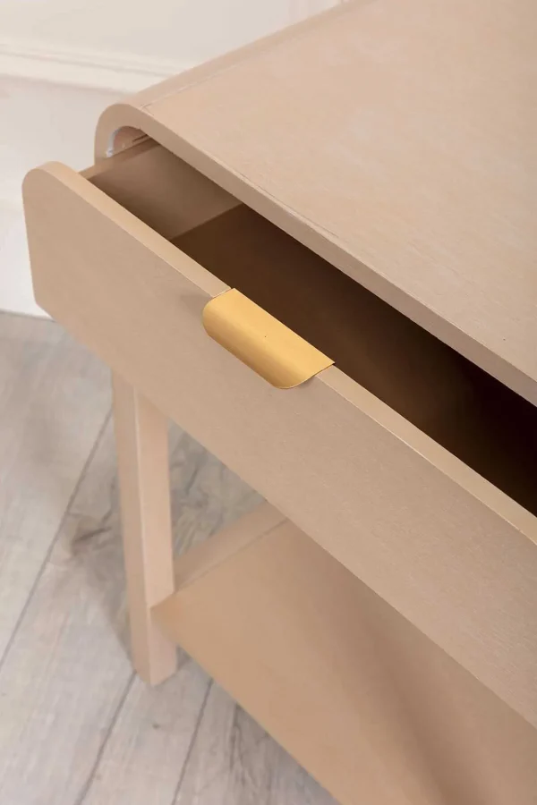 Arlo White Wood Side Table