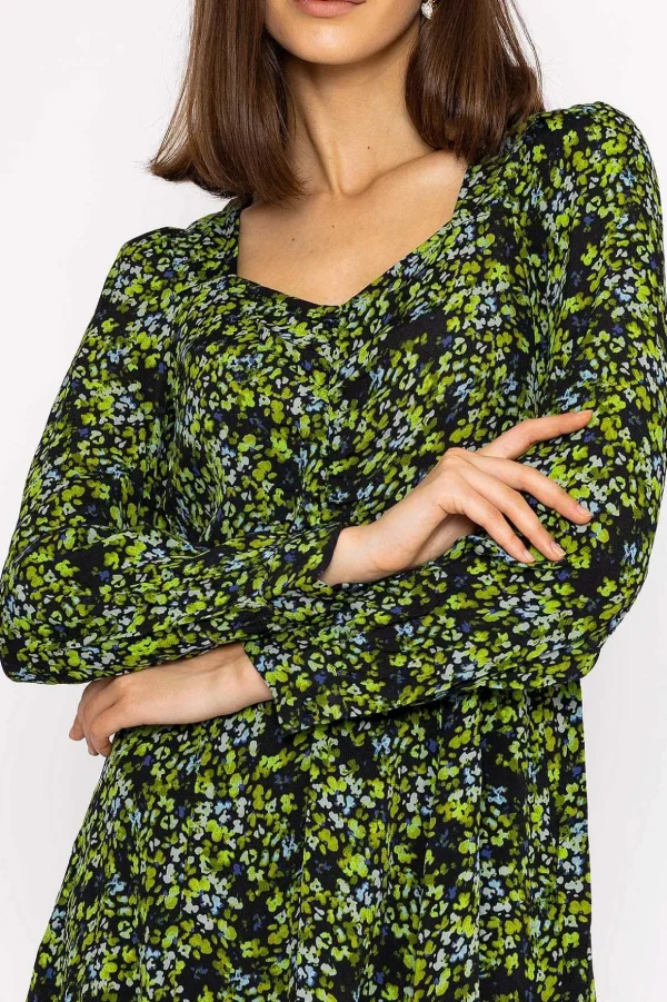 Asta Short Dress In Green