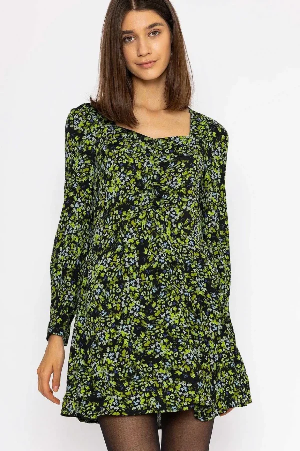 Asta Short Dress In Green