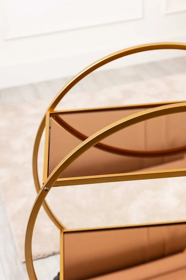 Audrey Gold Bar Cart