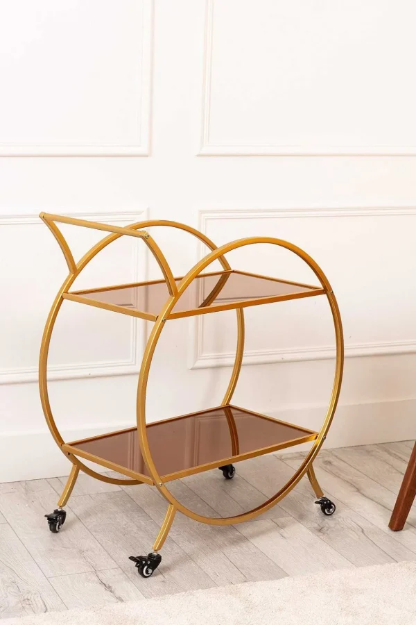 Audrey Gold Bar Cart