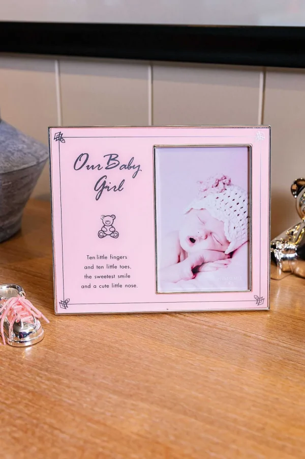 Baby Girl Silver Frame 4X6