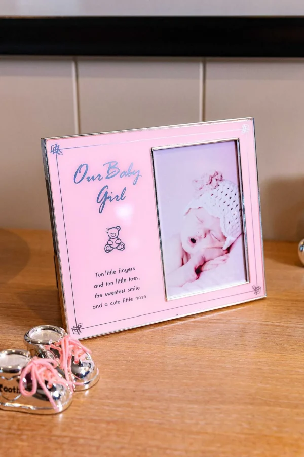 Baby Girl Silver Frame 4X6