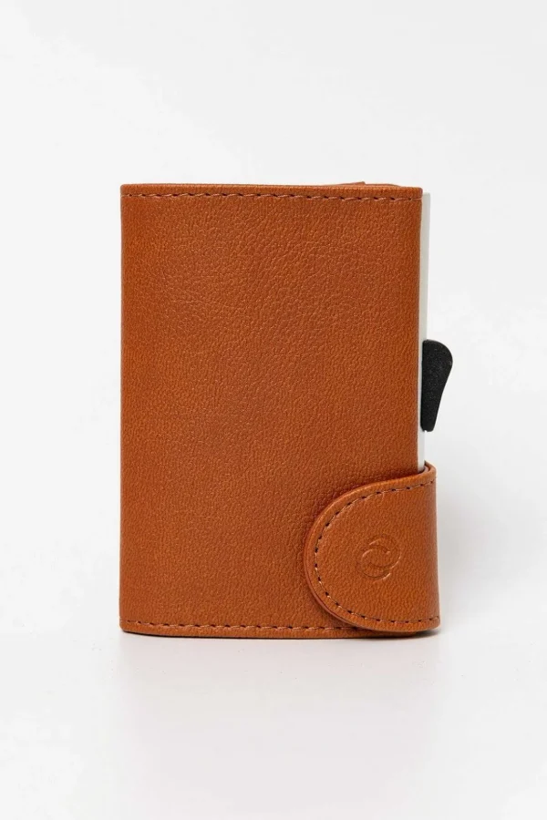Bank Cards Protector Wallet In Light Brown