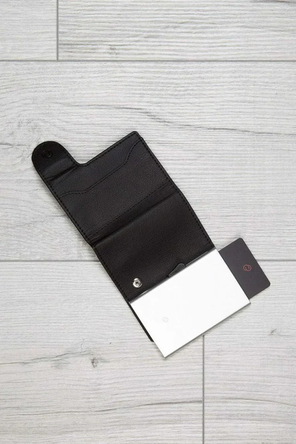 Bank Cards Protector Wallet In Black