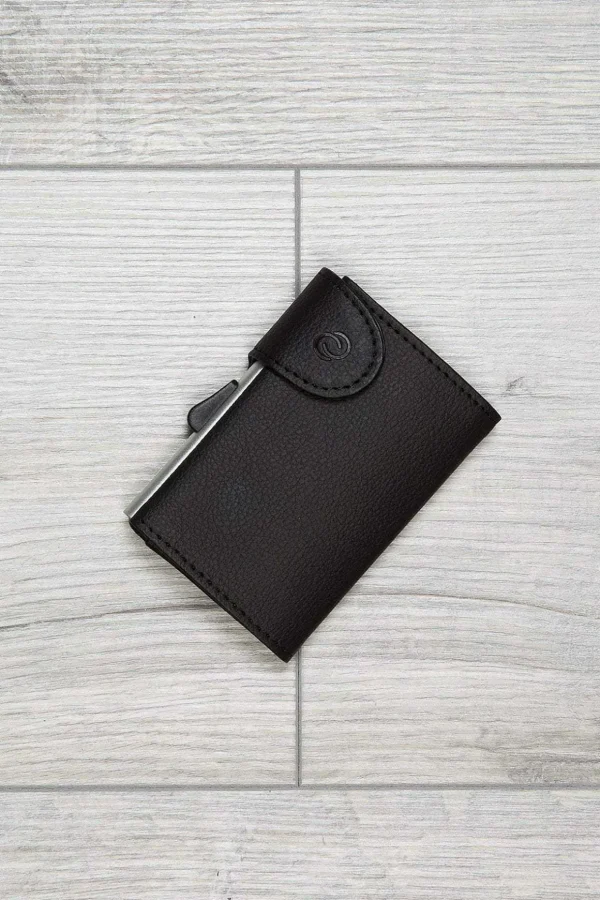 Bank Cards Protector Wallet In Black