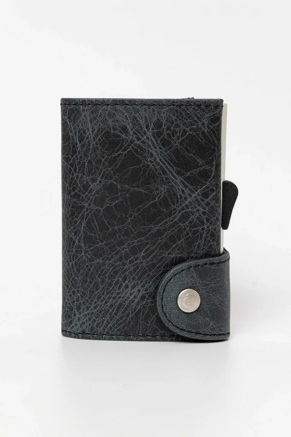 Bank Cards Protector Wallet In Black