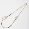 Beaded Gold Link Necklace