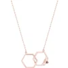 Bee Hexagonal Infinity Pendant