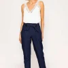 Belted Jeans In Denim