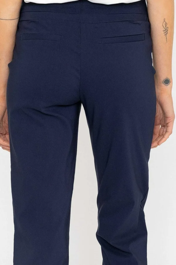 Bengaline Crop Pant In Navy