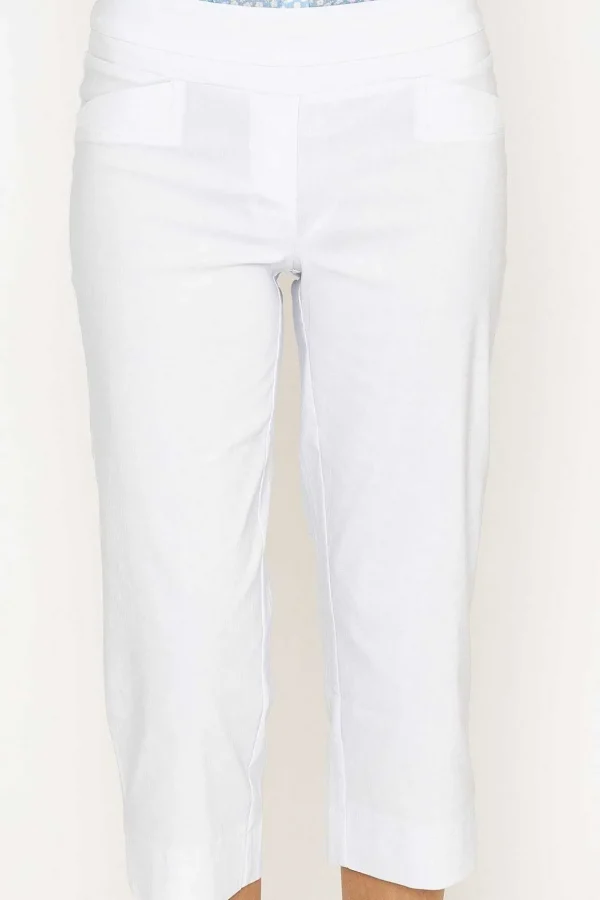 Bengaline Crop Pant In White