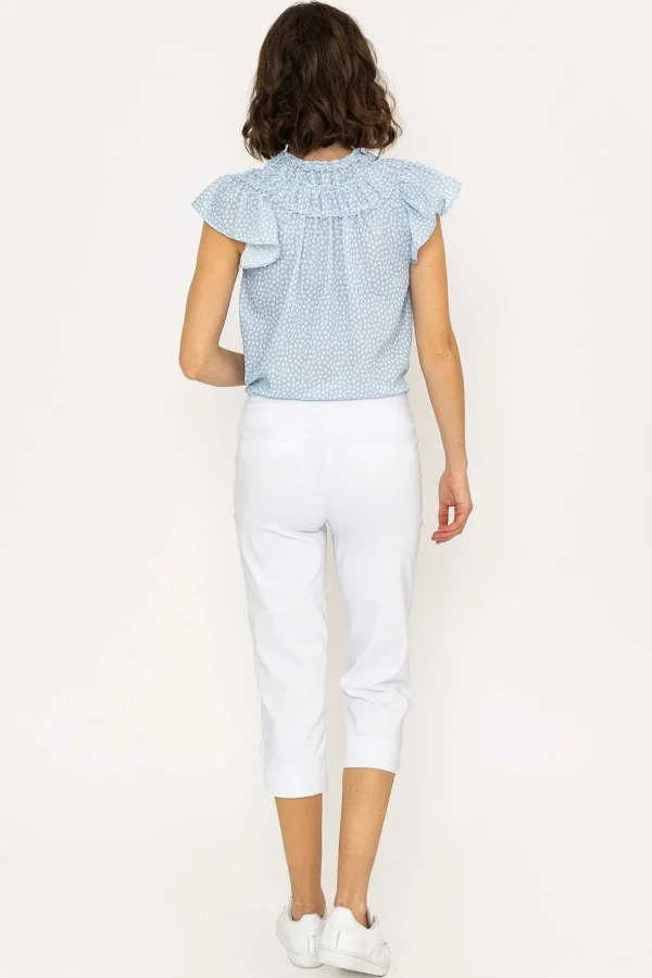 Bengaline Crop Pant In White