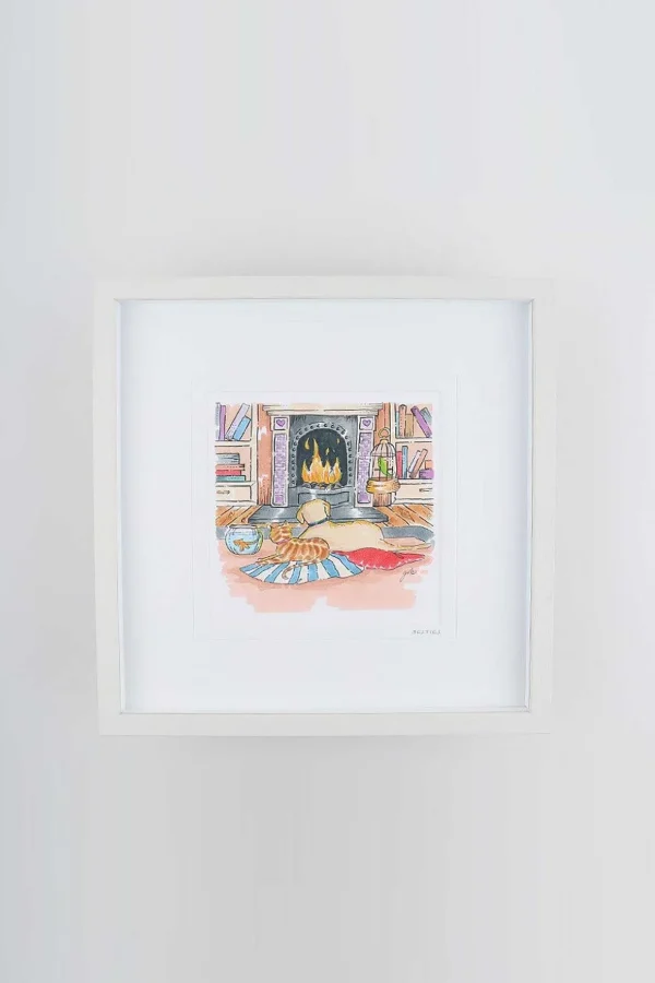 Besties Large Framed Art Print