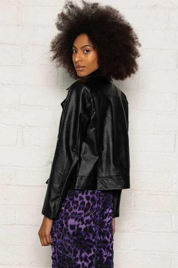 Biker Jacket In Black