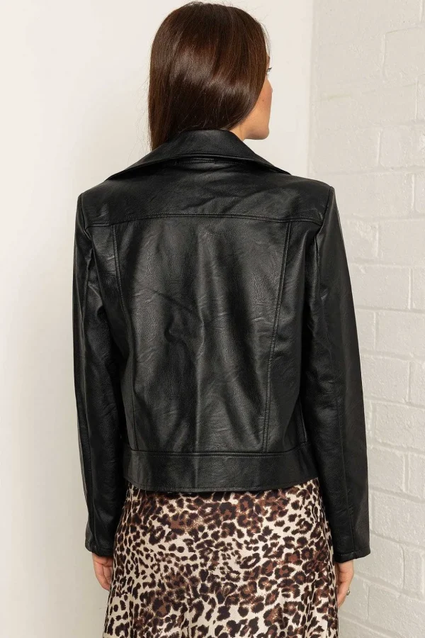 Biker Jacket In Black