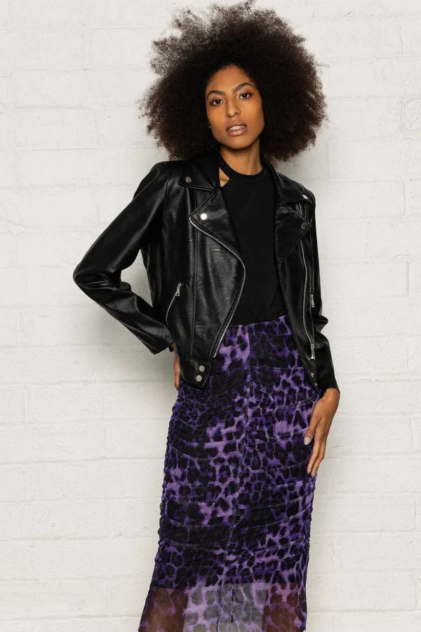 Biker Jacket In Black